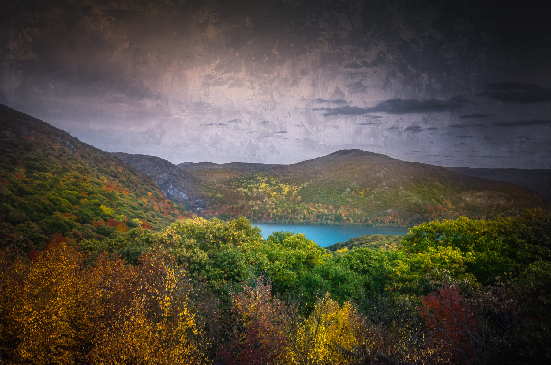 Stony Point in a fall day